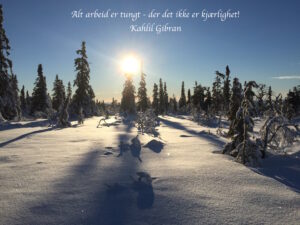 Sol og snø
